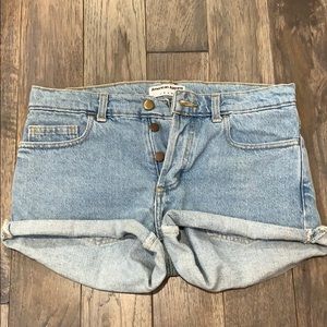 American Apparel jean shorts